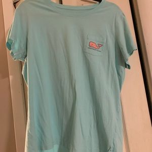 Blue Vineyard Vines Basic Tee